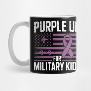 Purple Up for Military Kids – Support Military Children - Month of the Military Child Mug